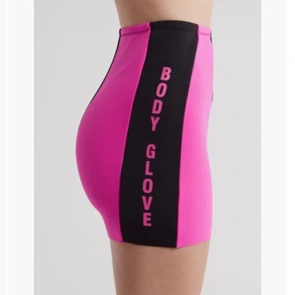 Good American Body Glove Skirt Size 4XL Pink/Black Compression Athletic Zip NWT - Picture 1 of 16